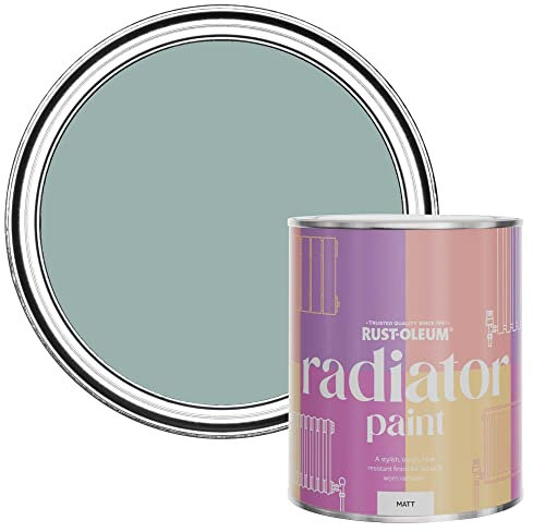 Rust-Oleum Blue Heat Resistant Radiator Paint in Matt Finish - Duck Egg 750ml (SHDRCT1134)