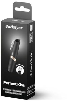 Satisfyer Perfect Kiss Vibrator Sex Toy | Erwachsenenspielzeug für Frauen | Klitorisstimulation Vibrator | Vibrationsgerät für sexuelles Vergnügen | Stimulationsvibratoren | Weibliche Wellness Tools