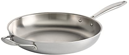 Tramontina Signature Tri-Ply Clad Stainless Steel 12-Inch Large Frying Pan