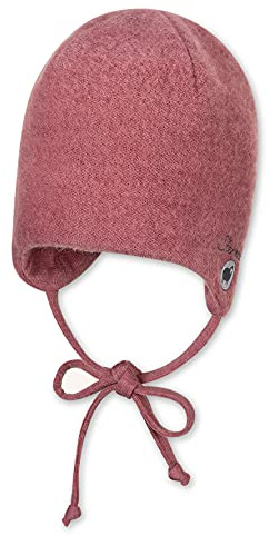 Sterntaler Berretto da Bambina in Pura Lana, Colore: Rosa., 43 cm