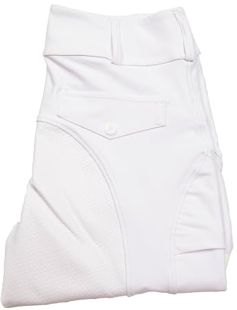 Oypla Coco Equestrian White Ladies Horse Riding Jodhpurs Leggings - S