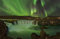 POLARLICHT Fototapete VLIES-500x280 cm (6700A)-Nordlichter Wasserfall Dämmerung Art Fotokunst Wandtapete-Inkl. Kleister-Vliestapete Bild Dekoration Wand-Dekor Moderne Motiv-Tapete Panorama Poster XXL