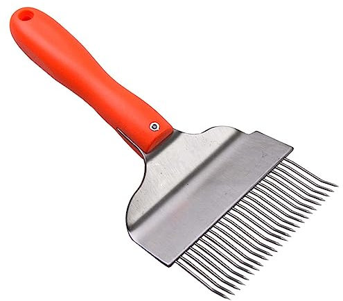 Fonowx 25 Polige Bienenwaben Entdeckungsgabel Aus Edelstahl für Bienenstöcke,