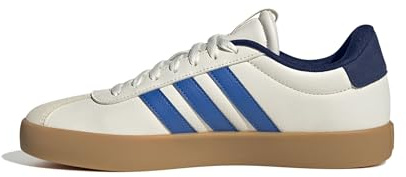 adidas Homme VL Court 3.0 Shoes, Core White/Bright Royal/Dark Blue, 43 1/3 EU