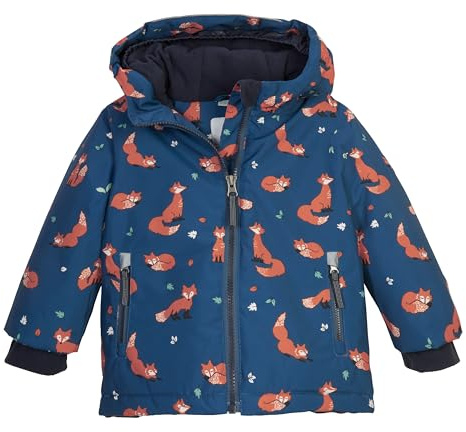 first instinct by killtec Niños Chaqueta de esquí/chaqueta funcional con capucha y protección contra la nieve FISW 29 MNS SKI JCKT, denim dunkelpetrol, 122/128, 42138-000