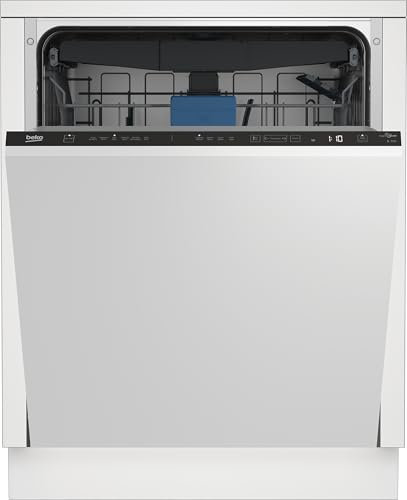 Beko HygieneIntense™ Fully Integrated Standard Dishwasher - Black with Fixed Door Fixing Kit - D Rated