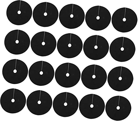 Toddmomy 40piezas Tela Antihierba para Anillos De Árboles Negras Transpirable y Resistente Adecuada para Uso Jardines Huertos y Protección De Plantas Frutales