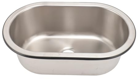 Bacino di Risciacquo di una Ciotola Design Ovale con Funzione Salvataggio Spaziale per Cassetta, in Acciaio Inossidabile della Barca 304