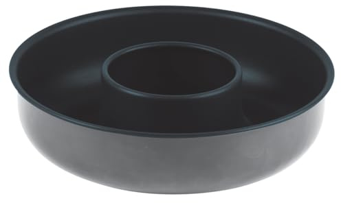 Louis Tellier 454050 Obsidian Ring Mould, 9.44 Dia. x 2H, deep savarin, Non-srick