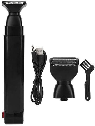 KERALI Back Shaver, Back Hair Shaver Trimmer, Back Hair Removal and Body Shaver, Foldable Man Back Razor Shaver with Ergonomic Handle, Electric Hair Removal Groomer for Men Birthday Gift