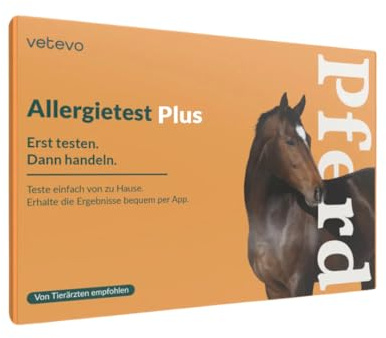 vetevo Allergy Test Plus Horse, Incompatibility Test for Watery Eyes, Hair Loss, Cough & Breathing Problems, 295+ Incompatibilities