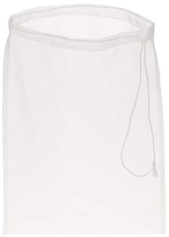 Filterbeutel Nylon Passiertuch Feingewebt, Dichtegrad 100 Brauen Siebbeutel Wiederverwendbar,45x60cm Brew Bag mit Kordelzug für Filterung Von Saft, Home Brewing, Beer und Wine Brewing
