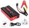 RFEGJVII Avviatore di emergenza per auto, 49800 mAh, caricabatterie portatile Power Bank, batteria da 12 V con cavi Smart Morsetto, ricarica USB, scatola di salto per torcia a LED, colore rosso 1