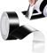 ZZHypGr Aluminium Klebeban 50mm x 20m, Selbstklebendes Alu-Klebeband Aluband, Wasserdichtes- und hitzebeständiges Band zum Versiegeln, Reparieren und Isolieren (Schwarzes Band 1PCS)