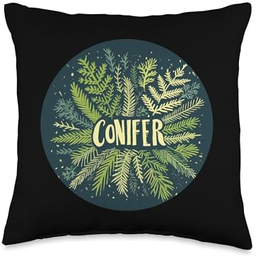 Nice Conifer with Plants Outfit for Trees Lovers Throw Pillow