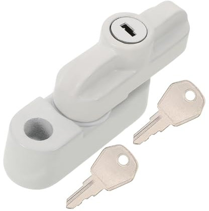 HOMSFOU 1 Ensemble Kit De Verrouillage De Fenêtre Avec Clé Loquet De Sécurité Pour Garçon Fille Compatible Avec Fenêtres De Remplacement De t