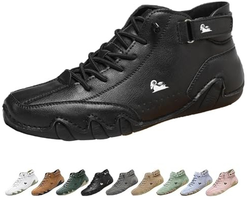 Alpaca Barefoot Shoes, Alpaca - Ergonomic, Waterproof & Pain Relieving Leather Barefoot Shoes for Men and Women, black, 7 UK