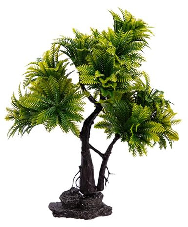 Xuanxi Realistics Noci di cocco Ornamenti per albero Plastomer Palme Decorazione Albero Naturale Unico Migliora Acquari Ambiente