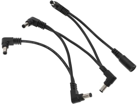 TOVINANNA Professional Guitar Effector Cable Power Cord Single Block Pedal Power Supply Lightweight Portable for Musical Instruments