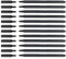 D.RECT Fineliner Set 12 Stück - Filzstift Für Den Täglichen Gebrauch Geeignet - Feinleiner Stift - Superfeine, Linienbreite Ca. 0.4 mm - Schwarz