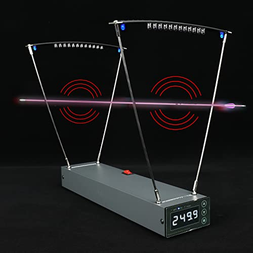 ZSHJGJR Misuratore di velocità di ripresa, cronografo balistico di precisione, strumento di misurazione con Fps, letture MPS, schermi solari e ampio schermo LCD per riprese a distanza (solo tester)
