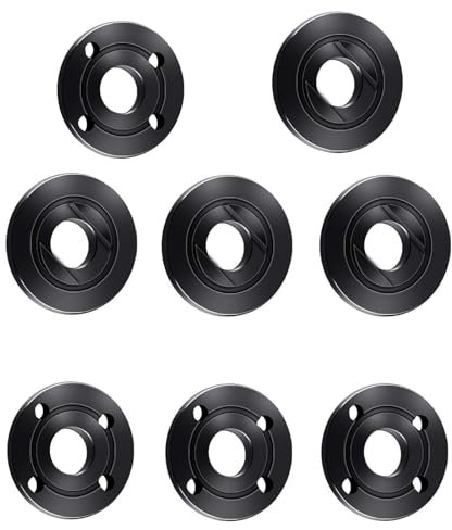 BIZHALA Uppsättning av 4 vinkelslip inre yttre fläns mutternäve för Dewalt Makita Black & Decker Ryobi Milwaukee 193465-4 224399-1 224568-4 metalllåsmuttersats