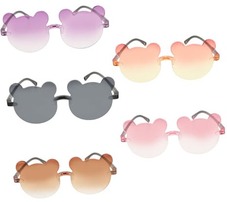 WOFASHPURET 5pièces De Soleil Garçon Fille Lot De Accessoires De Fête De Dessin Animé Pour Fille