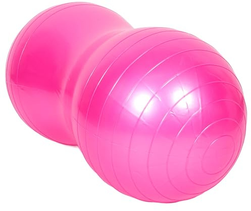 AKOOSY Ballon cacahuète en PVC 55x30 cm avec Pompe pour Exercices de maternité et activités Sportives pour Enfants