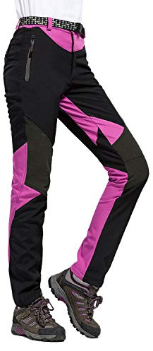 LHHMZ Mujeres Pantalones Impermeables de Senderismo Transpirable Ligero Deportes al Aire Libre Secado rápido Pantalones Trekking De Escalada