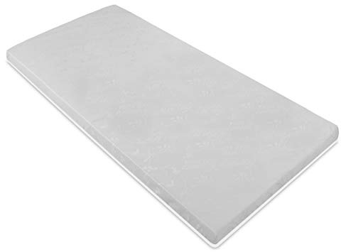 Baldiflex Matratze Petit 120 x 180 cm, H 10 cm aus Polyurethan Schaumstoff, Waterfoam, Bezug mit Aloe Vera Orthopädisch, milbendicht