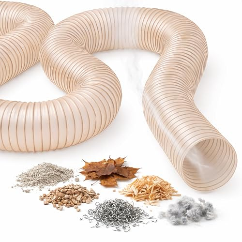 Norres Sugslang, dammsugning, spiralslang, spånslang, trä, svårantändlig, flexslang *antistatisk, mikrobsäker – metervara (50 mm)