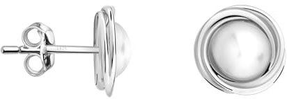 SOFIA MILANI - Damen Ohrringe 925 Silber - Perlen Ohrstecker - 21114