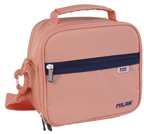 MILAN BOLSA ISOTÉRMICA PORTA ALIMENTOS CON 3 RECIPIENTES (3,5L) SERIE 1918, ROSA