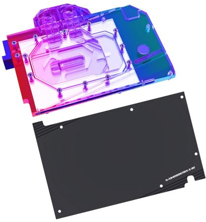 Copper GPU Water Cooling Block GPU Waterblock Graphics Card Water Cooling Block for ASUS GeForce RTX 4080 TUF Strix, for ASUS ROG GeForce RTX 4080 Strix, with Backplane