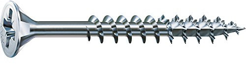 SPAX Universalschraube, 3,5 x 40 mm, 1000 Stück, Teilgewinde, Senkkopf, Kreuzschlitz Z2, 4CUT, WIROX - 0291010350405