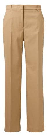 Comma Business-Hose mit Straight Leg und Twillstruktur