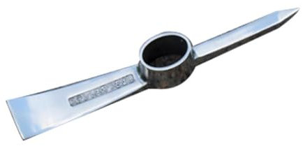 Pioche à double tête, 2 en 1 à double tête, pioche de jardinage robuste, multifonctionnelle pour creuser, pioche