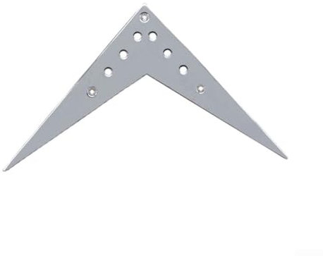 E-Gitarre V Saitenhalter Steg für 6 Saiten Starkes und zuverlässiges Design (SilberB)