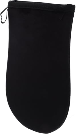 DECORNIJIA Self Tanning Mitt and Reusable Applicator Glove Black Flocked Material Soft Touch for Even Lotion Application Suitable for Body Self-tanner Use