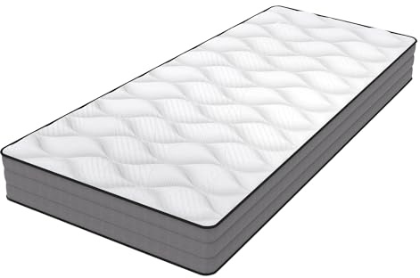 Qualitätsmatratze H3 Taschenfederkernmatratze 1000 Federn 7 Zonen 20cm hoch - Oeko-TEX® Standard 100 - Lyocell Bezug - Made in China - Deluxe Federkernmatratze (90 * 200CM)