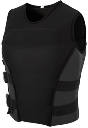Chaleco de flotación Unisex Adulto, Chaqueta de Seguridad acuática Ligera, Ayuda de flotabilidad Transpirable, Equipo de natación Ajustable para Kayak, Canoa, Rafting