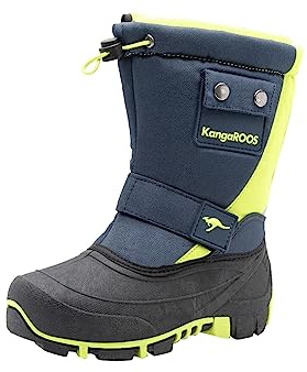 KangaROOS Unisex Kinder Kanga-bean Ii Schneestiefel, Blau, 34 EU
