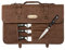 DRAKENSBERG Messertasche 'Blade' - Universal Etui für Koch-Messer aus Meisterhand, Profi-Qualität, nachhaltig, Büffel-Leder, Havanna-Braun, DR00388