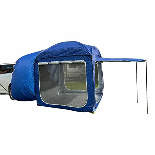 TMXKOOK SUV Tent Car Awning Rainproof Camping Outdoor Shade Shelter for Car, Truck, or SUV - Easy Setup, Lightweight, and Durable