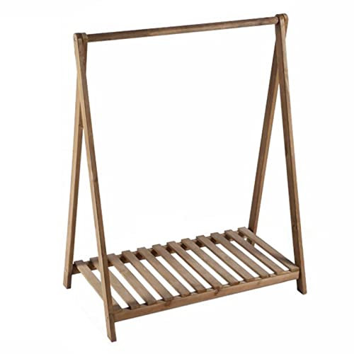 asdchZen Panca da Giardinaggio Tavolo da Invasatura Tavoli da Invasatura Tavoli da Esterno Ripiano Inferiore Tavolo da Giardino per Piantare, Cortile Balcone (Marrone 73X42X122Cm)