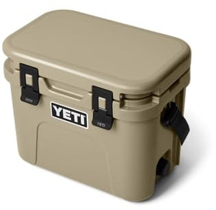 YETI Roadie 15 Cool Box, Insulated Hard Cooler, Tan
