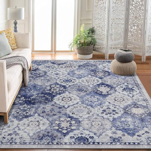 CIBTYHOH Large Rugs Living Room Washable Rug for Bedroom Vintage Soft Carpet - 200x290cm (7 * 10ft)
