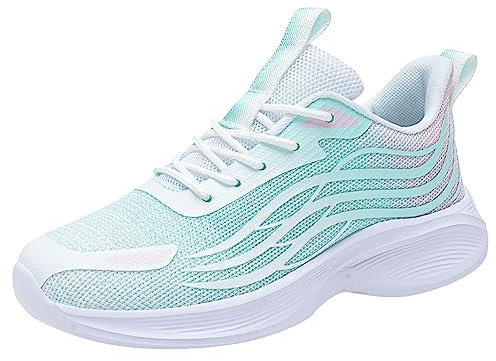 Allbestop Basket Compensée Femme, Chaussures Orthopediques Femmes Tennis Chaussures Femme Sneaker Zéro-Drop Chaussure Running Chaussure Randonnée Basket de Marche Jogging Fille, de(Vert Menthe,41)