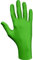 SHOWA 6110PF Disposable Biodegradable Nitrile Powder Free Work Glove, 240mm long, .1mm thick, Green, M