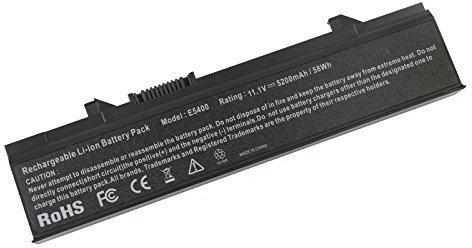 ARyee 5200mAh Laptop Battery for Dell Latitude E5400 E5410 E5500 E5510 KM742 RM668 KM760 T749D